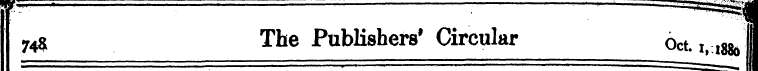 p 74& The Publi = shers 1 Circular : . O...