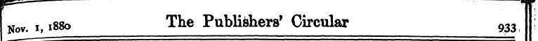 ¦ jg^S— —— • W Nov. i, 1880 ^ e Polisher...