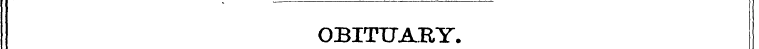 OBITUARY.