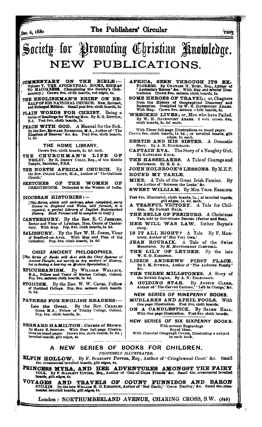 Publishers’ Circular (1880-1890): jS F Y, 1st edition - E^^^Kbibtbrbk&^F ^^^^^^^^Eknbfs&Pi^P^^^^...