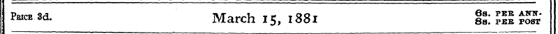 Pake sa. March 15, 1881 §S:?Sra