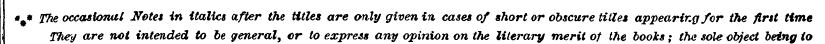 *#* The occasional Note* in italics afte...