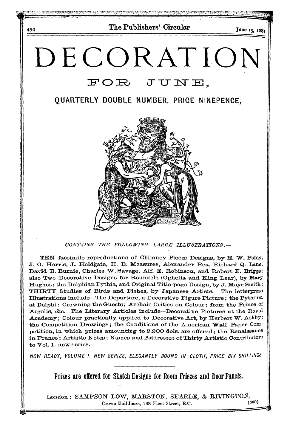 Publishers’ Circular (1880-1890): jS F Y, 1st edition - Ad02601