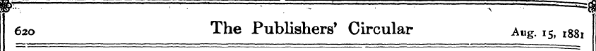 620 The Publishers 1 Circular Aug. 15, 1...