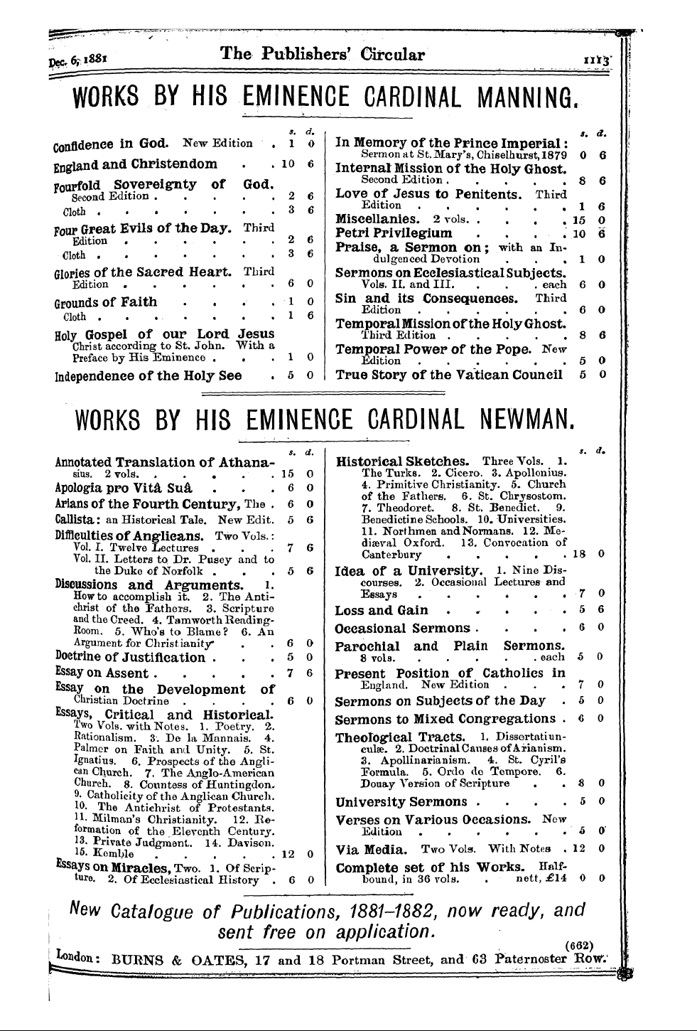 Publishers’ Circular (1880-1890): jS F Y, 1st edition: 57