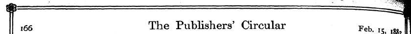 l66 The Publishers' Circular Feb I