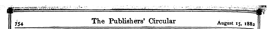 754 The Publishers' Circular August 1518...