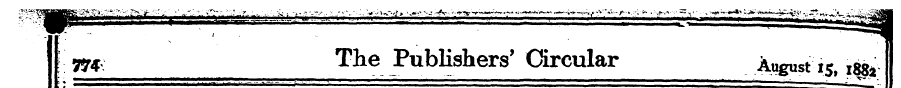 ' 7W The Publishers' Circular August 15 ...