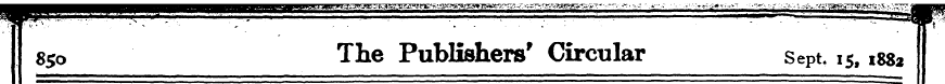 850 The Publishers' Circular Sept. 15,18...