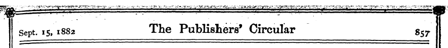 Sept. 15,1882 The Publishers' Circular g...