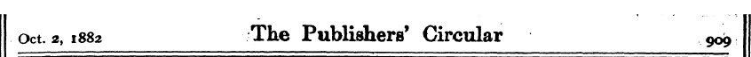 Oct. 2, 1882 The Publishers' Circular 90...