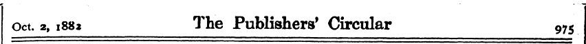 Oct. 2, 1882 The Publishers 1 Circular 9...