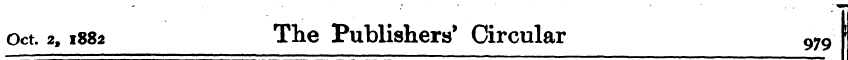 Oct. 2, 1882 The Publishers* Circular 97...