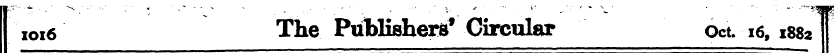 IO i6 The Publisher^ 1 Circular Oct. i6,...