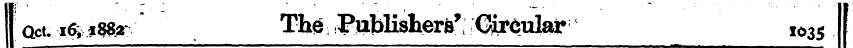 I opt i$ *&* The Publishers'; G^ular I63...