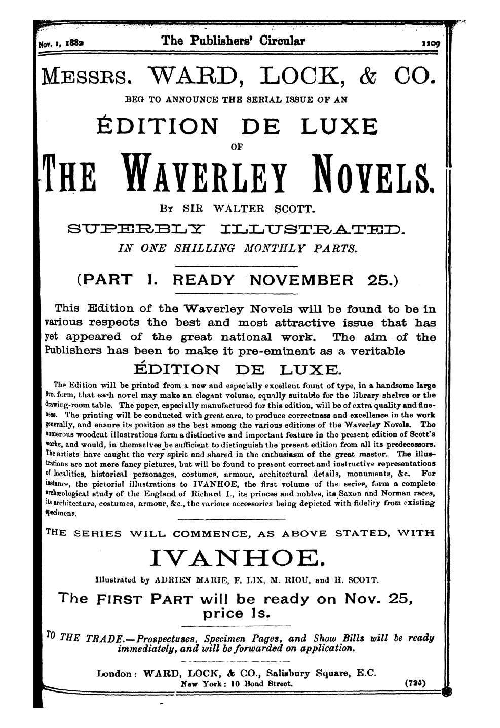 Publishers’ Circular (1880-1890): jS F Y, 1st edition: 45