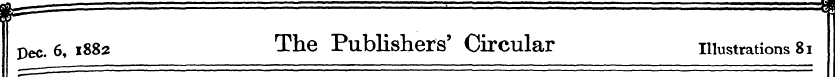 Dec. 6,1882 The Publishers' Circular ill...