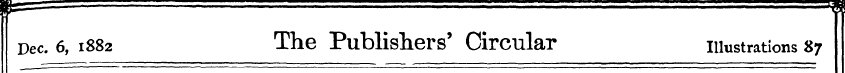 p— == I Dec. 6, 1882 The Publishers' Cir...