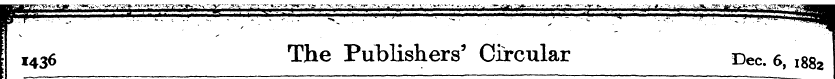 I436 The Publishers 3 Circular Dec . 6, ...