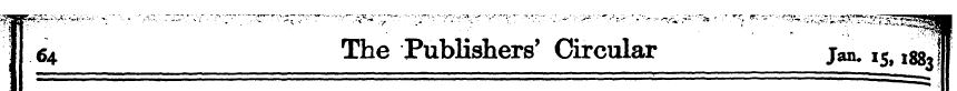 I 64 The Publishers' Circular Jan-is, 18...