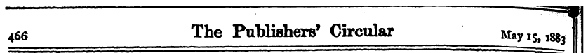 4 66 The PubUshers* Circular May 1S1883 ...