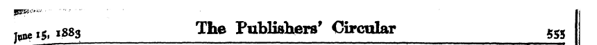 ]m ,5,1883 The Publishers' Circular 555