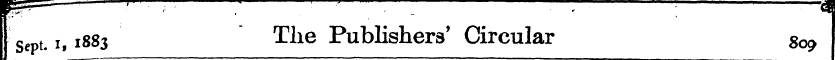 »===¦ *——. - —;¦ a : s^t. i, 1883 The Pu...