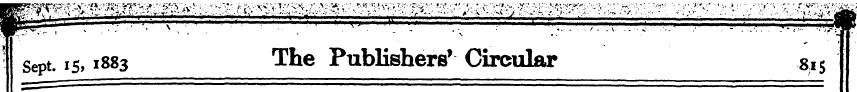 ¦p^l^ i ffffi?^^ ' Sept. 15,1883 The Pub...