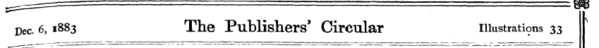 Dec. 6,1883 The Publishers' Circular ill...