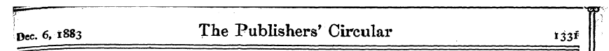 Dec. 6,1883 The Publishers' Circular t33...