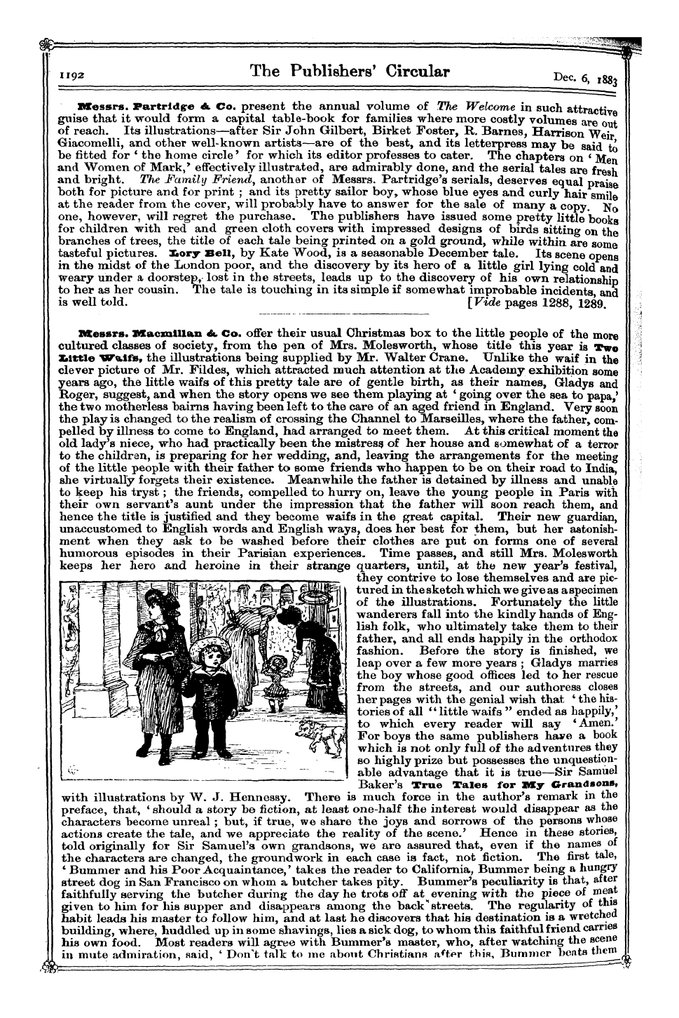 Publishers’ Circular (1880-1890): jS F Y, 1st edition - Pc01603