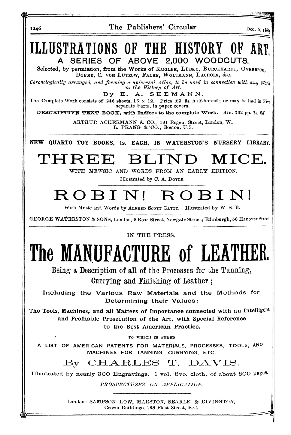 Publishers’ Circular (1880-1890): jS F Y, 1st edition - * Ttpp M J «¦ , , , , . • _ .• „'- ^ .-<...