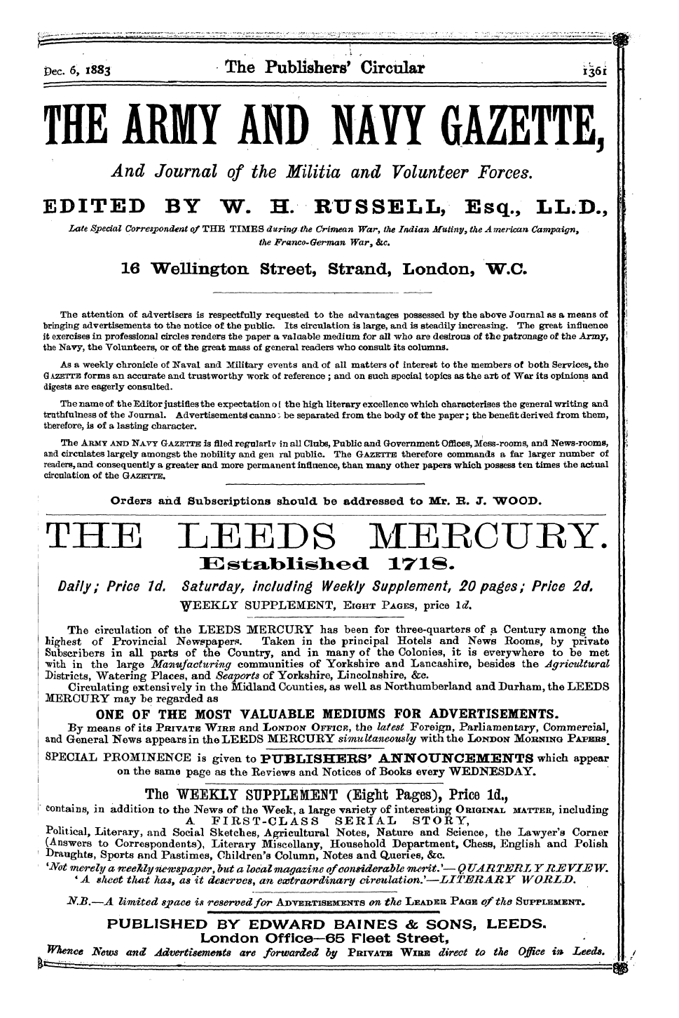 Publishers’ Circular (1880-1890): jS F Y, 1st edition: 307