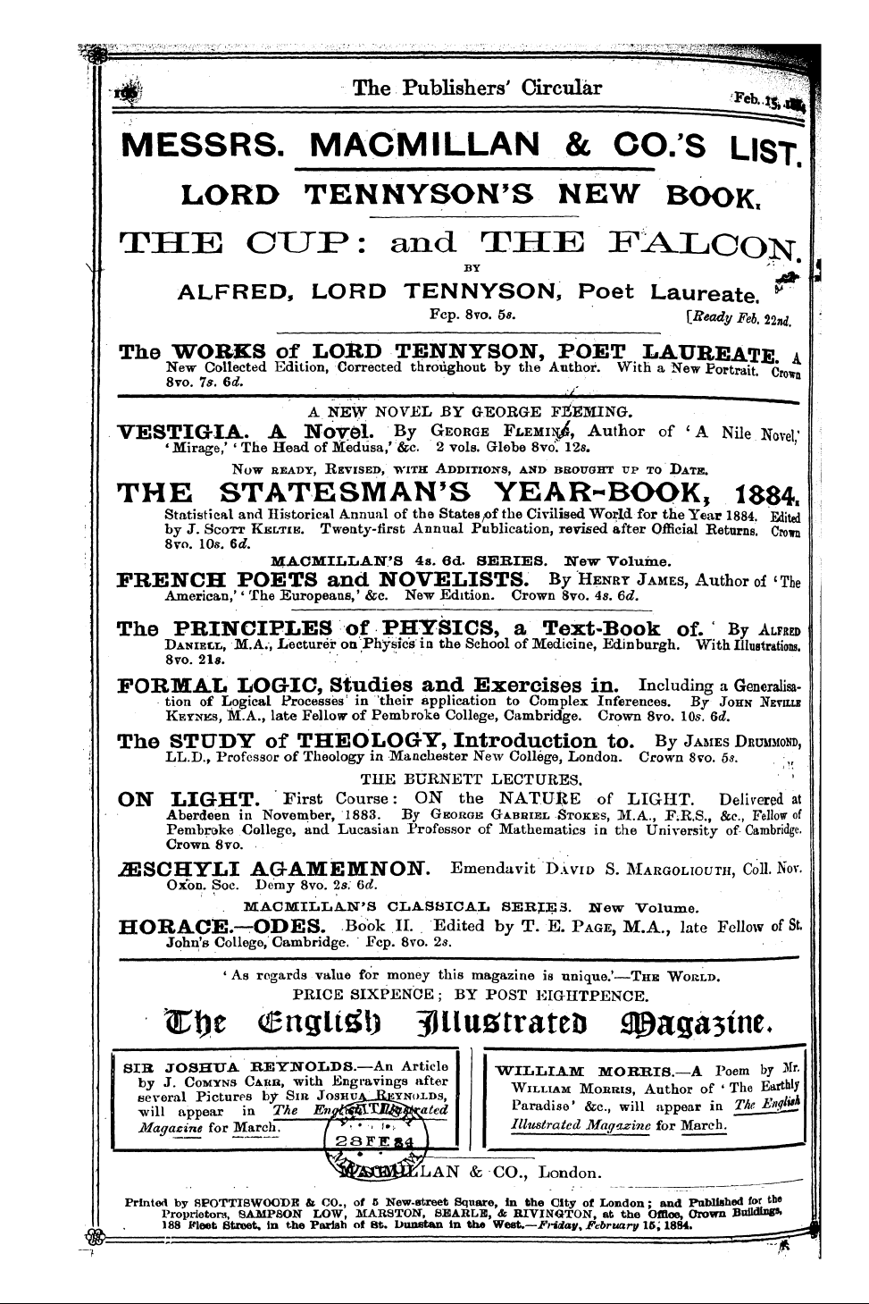 Publishers Circular 1880 1890 Js F Y 1st Edition - 