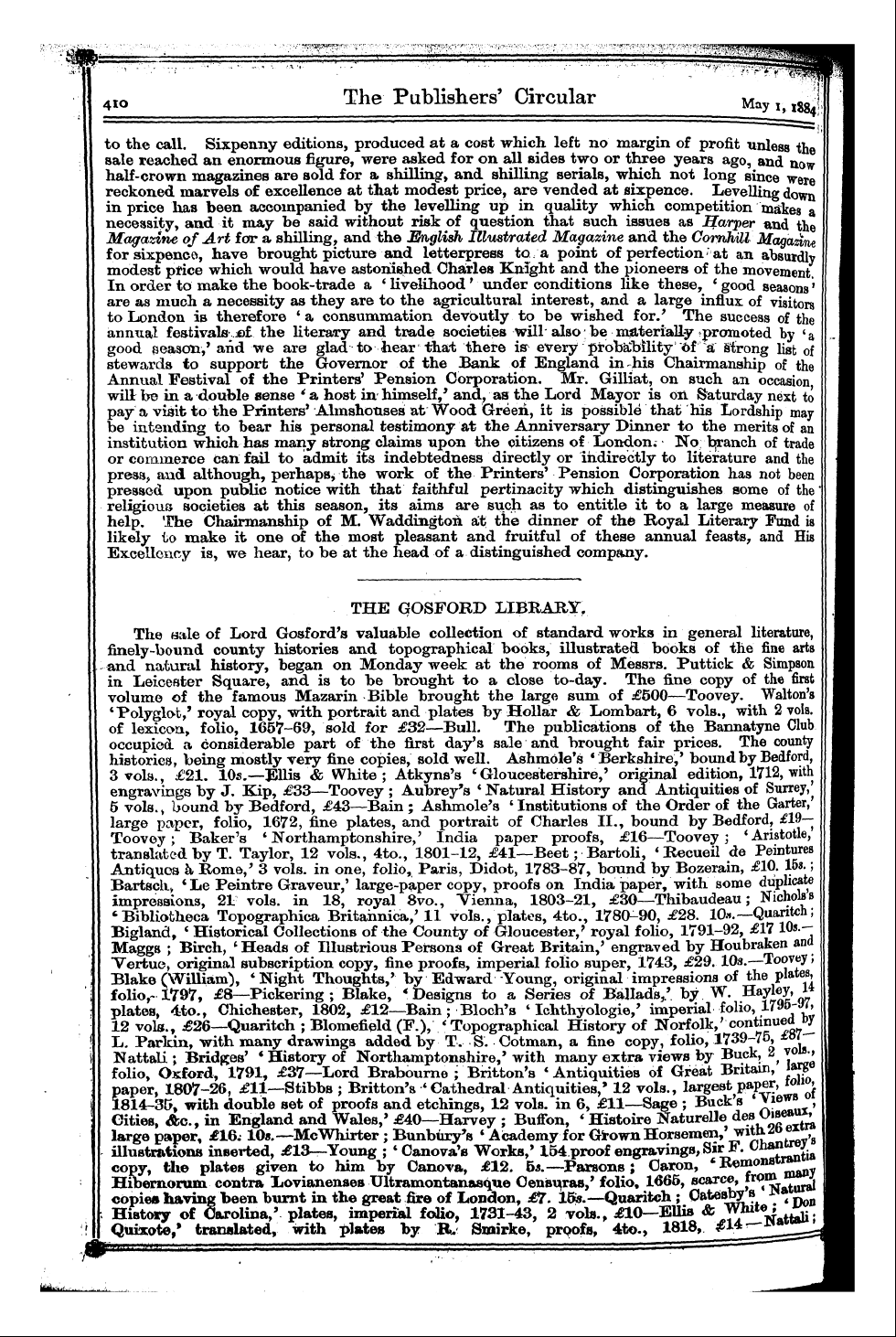 Publishers’ Circular (1880-1890): jS F Y, 1st edition - L Iii [ O L^ 4 U Becoming ** 0 * Pro -^ ...