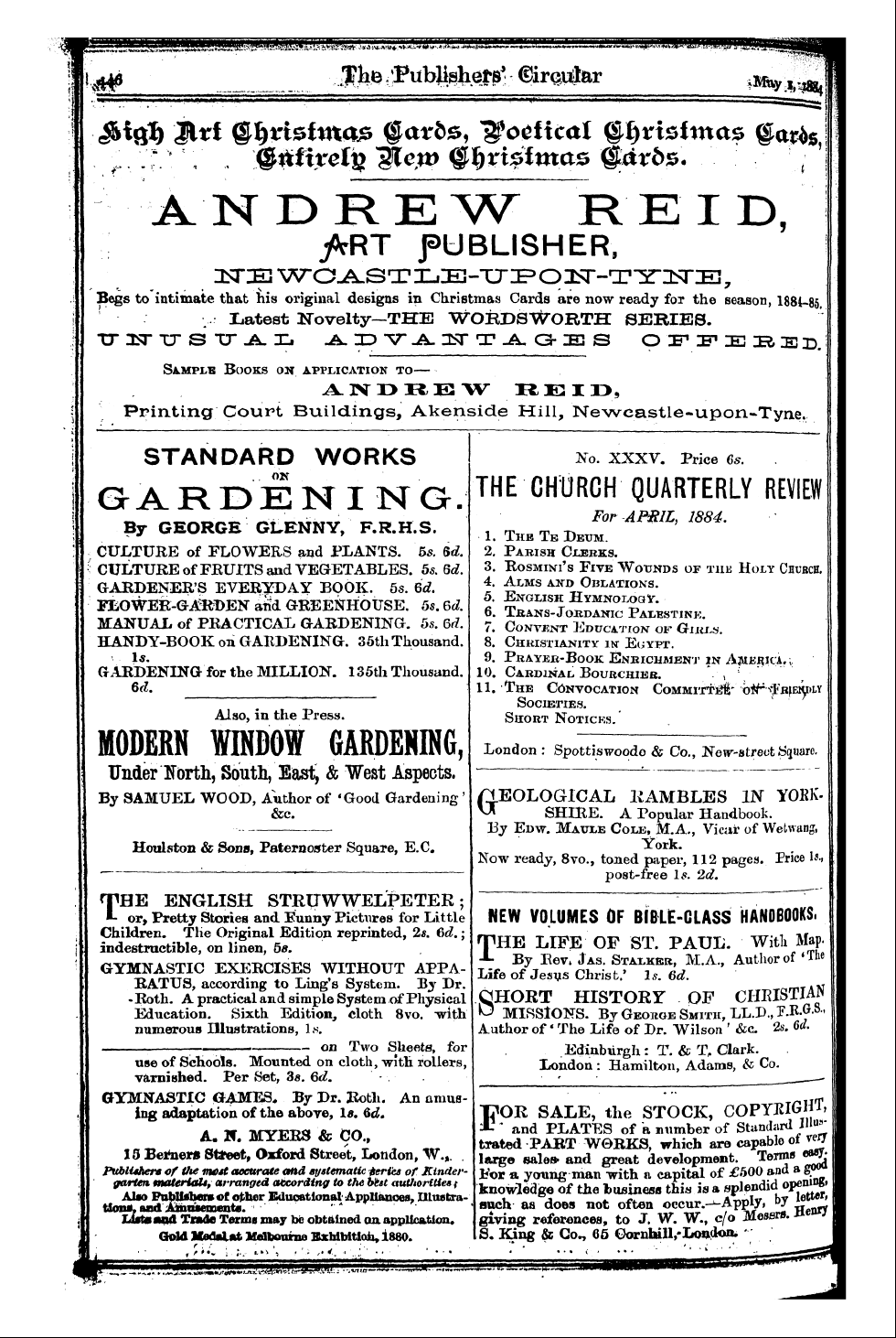 Publishers’ Circular (1880-1890): jS F Y, 1st edition - -Igjbjjjf-Sj^L^