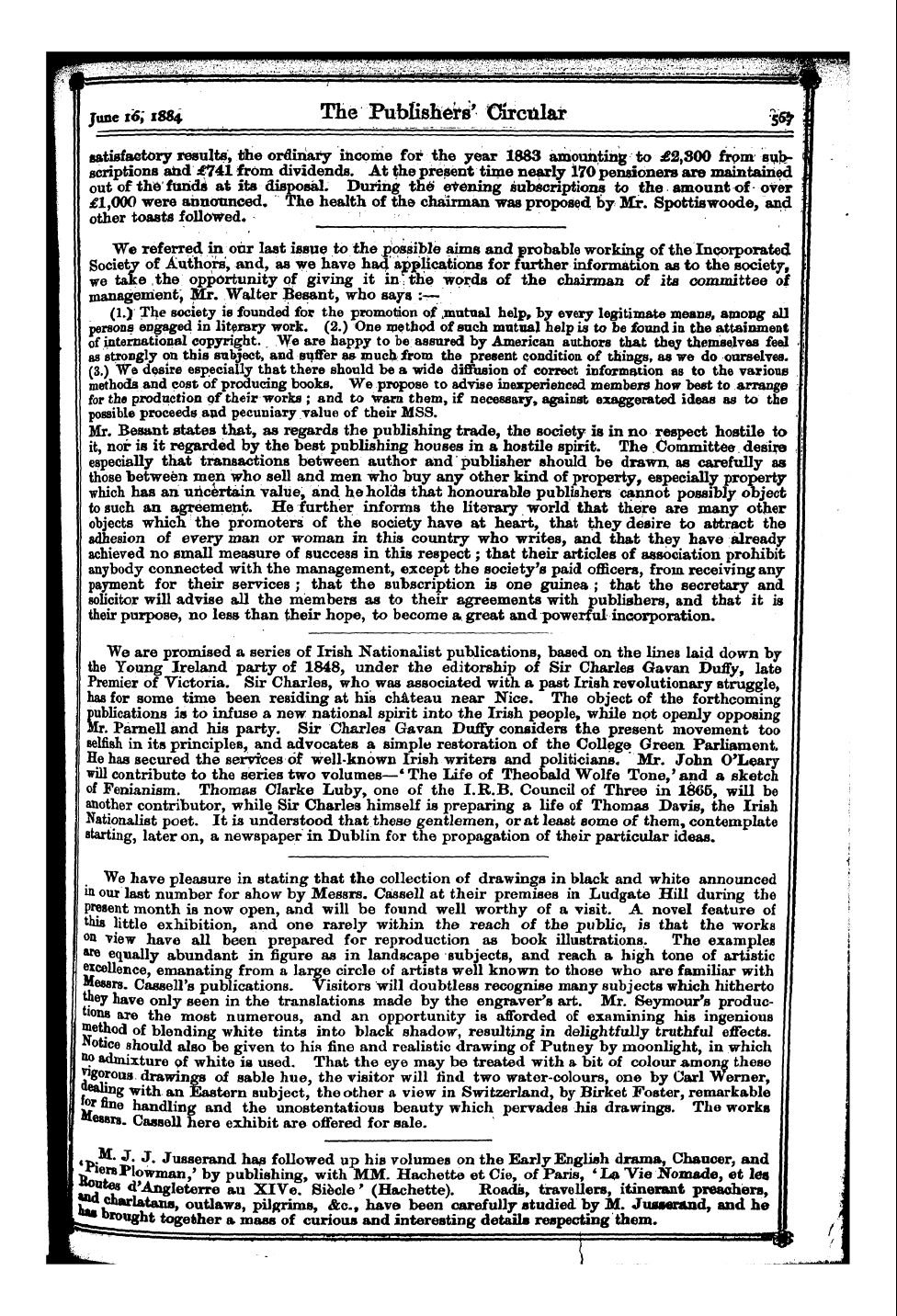 Publishers’ Circular (1880-1890): jS F Y, 1st edition: 3