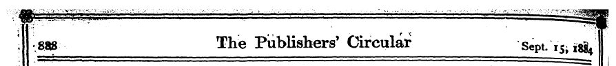! gas The Publishers' Circular Sept. 15^...