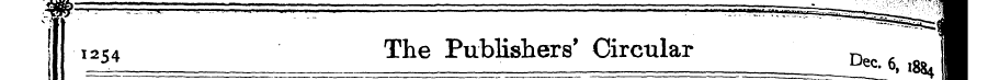 1254 - — The Publishers ¦ ' ¦ Circular D...