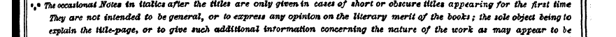 %• The occasional Note* in italics after...