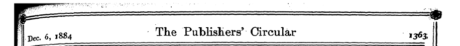 I Dec. 61884 The Publishers' Circular 13...