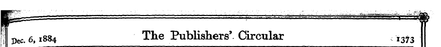 I Dec. 6,1884 The Publishers'. Circular ...