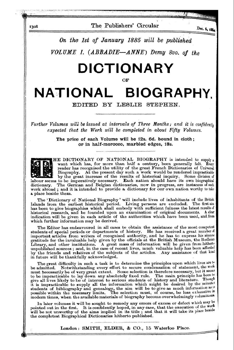 Publishers’ Circular (1880-1890): jS F Y, 1st edition: 76