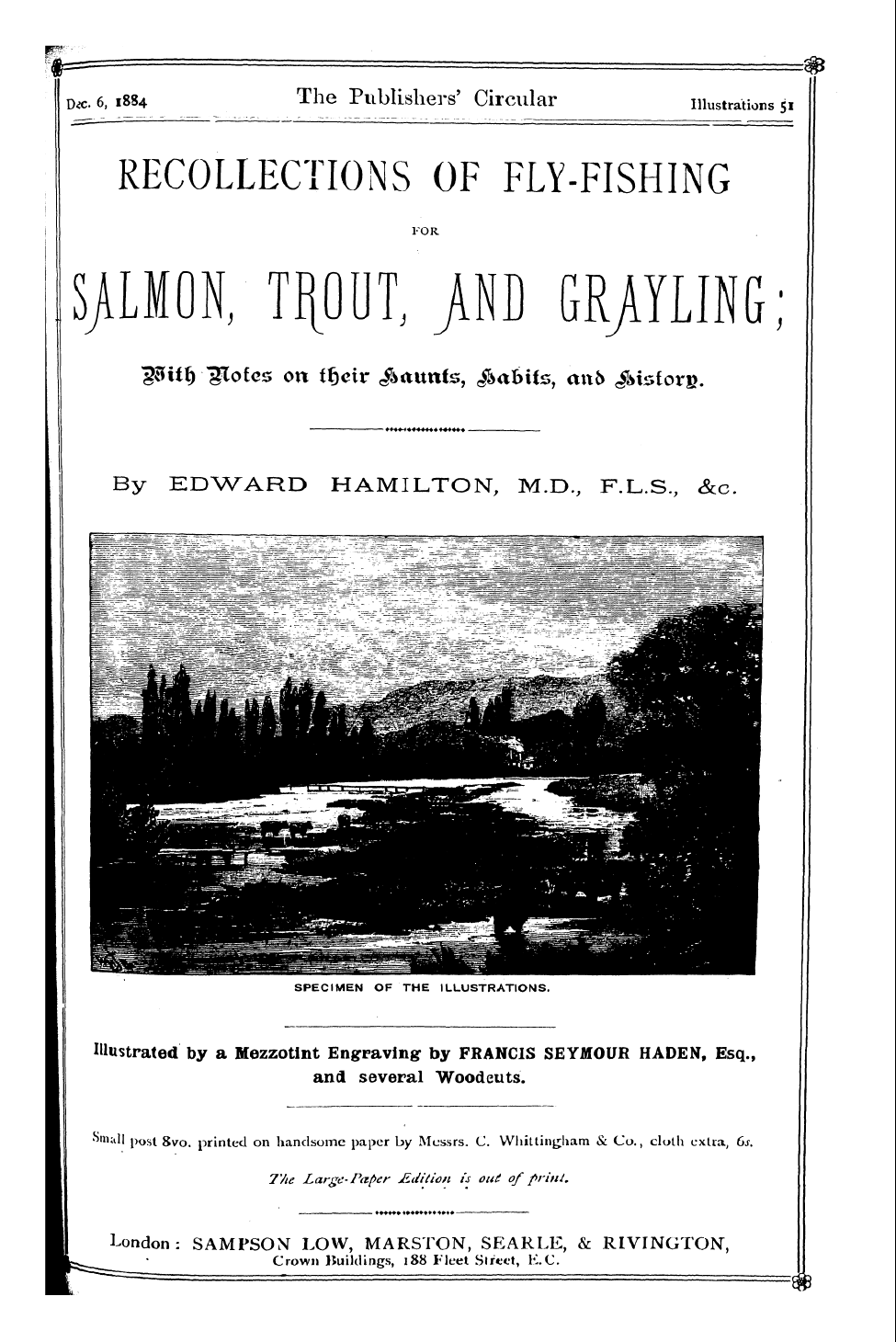Publishers’ Circular (1880-1890): jS F Y, 1st edition - 11 • Flb^ ~~~~ ~—~~—¦¦ _ . . Ffip D«. 6,...