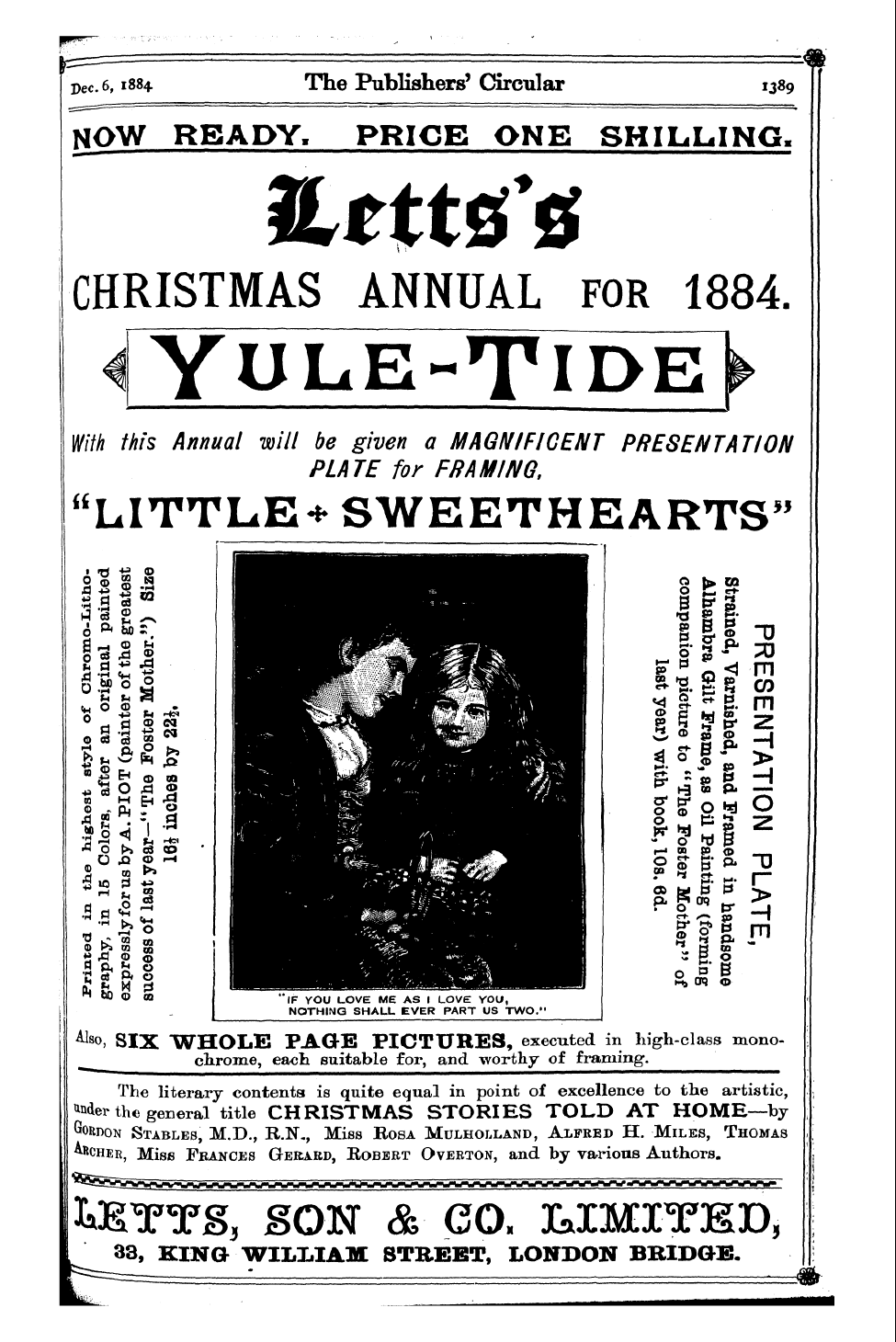 Publishers’ Circular (1880-1890): jS F Y, 1st edition: 241