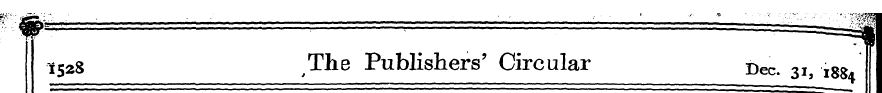 X528 The Publishers' Circular Dec# 3I j ...