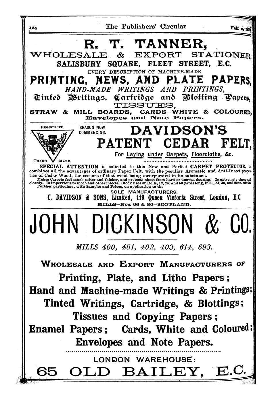 Publishers’ Circular (1880-1890): jS F Y, 1st edition: 40