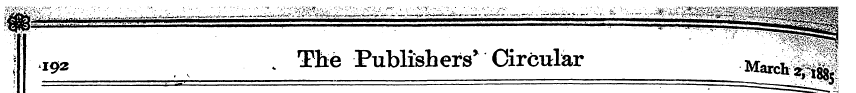 } ' 192 . Tlie Publishers' Circular ^fer...