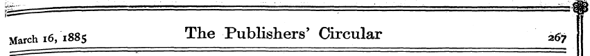 March 161885 The Publishers' Circular 26...