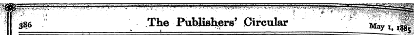 :" #?6 ' " ; ¦ The Publishers' Circular ...